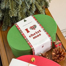 베스트팩 크리스마스 아이러브 띠지, 혼합색상, 30개