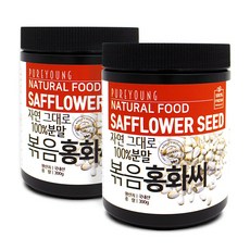 PURE YOUNG 紅花籽粉, 300g, 2罐