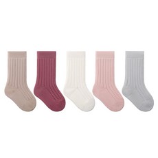 스타도어 데일리 파스텔 중목 양말 5종 세트
