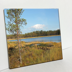 HTP 瓷磚照片 C2217 芬蘭的田野與湖泊