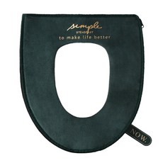 北歐絲絨馬桶蓋, 綠色, 1個
