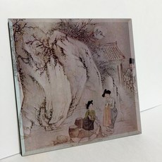 TDP 名畫磁磚 申潤福 井邊蓮花 E33