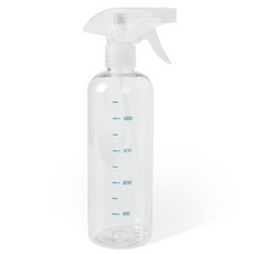 눈금이 있는 분무기 500ml, 투명, 1개