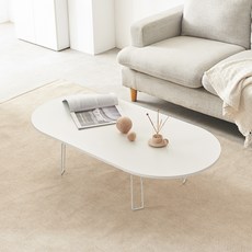 엔토 라운드 테이블 1200 + 다릿발 보호캡 4p, 화이트