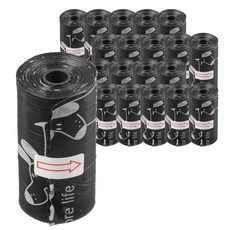 Tamsaa 寵物撿便袋, 黑色, 15張, 20捲