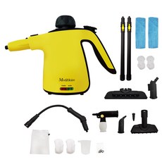 메디하임 핸디형 스팀 청소기 MH-900S + 13종 세트, 옐로우