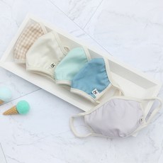 孩童夏季口罩5片組