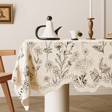 소유공간 홀드 웨이브 라인 방수 식탁보, TYPE10, 1개, 90 x 130 cm