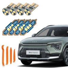 CARTEM 車用 Luna LED 室內燈+拆卸工具 全套組, 1套, 起亞 The All New Niro SG2 2022年 1月~