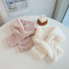 woojooi 兒童款毛絨絨圍脖2件組