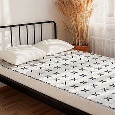 Haedeunmaru 花卉輕量碳纖維電熱墊, 單人(90 x 180 cm)