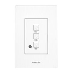 納米電白三孔遙控觸控開關, 1個