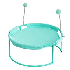 펫트롱 포근한 고양이 캣볼 원형, 해먹그린, 1개