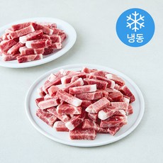 스페인산 앞다리살 찌개 볶음용 1.5 x 1.5 x 4.5 cm (냉동), 1개, 5kg