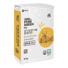 MCSUN 유기농 밀가루 중력1등, 20kg, 1개