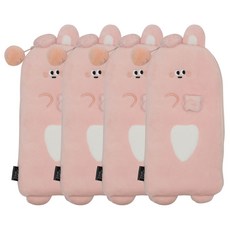 Pinkfoot 兔子造型筆袋, 粉色, 4個