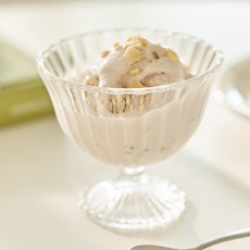 DECOVIEW 百褶玻璃甜點碗, 透明, 1個