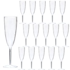 Fritz 可重複使用塑膠香檳杯, 180ml, 1入, 16個