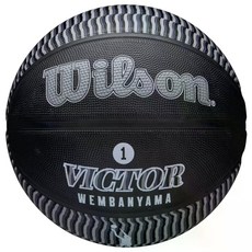 윌슨 NBA Player Icon Victor Wembanyama 농구공, 1개, WZ3017801XB