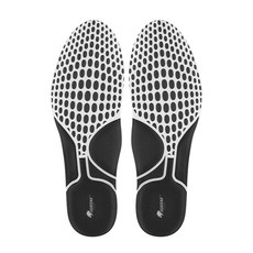 TIGHTEND 男款氣墊壓花氣墊鞋墊 空氣移動型, 1組, 黑色