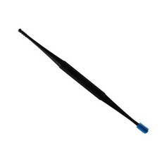 BOMBOM LIVING 矽膠雙頭耳扒 黑色 + 藍色, 1入, 1個