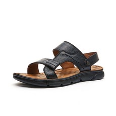 El Cantomatsu 男士牛皮錶帶 TOW WAY 多涼鞋 2.5 厘米 LCMW84M126