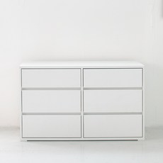 리드로퍼니처 마레 3단 서랍장 1000 방문설치, 화이트, 6개