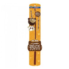 CattyMan 自然風逗貓棒 小猴 1支 - 貓咪互動玩具，激發狩獵本能