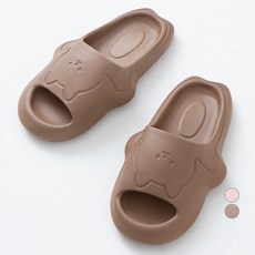 CARET 貓咪設計 EVA 拖鞋, 棕色的, 255~260