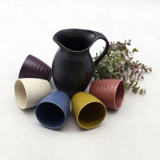 Dalsogum 韓國產五色馬格利酒杯組, 混色, 1套