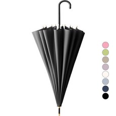 ROJI 粉彩 16K 堅固自動長柄雨傘