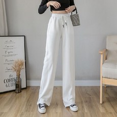 모네타 여성용 와이드 밑단 포인트 팬츠