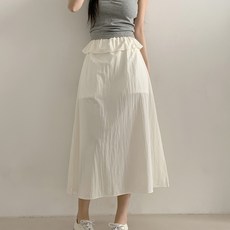 라라온 바스락 미니 프릴 밴딩 롱 스커트 TSP2672