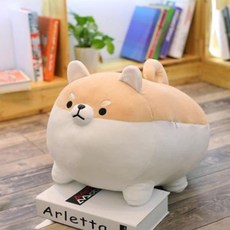 Sunheeshop 柴犬造型靠墊, 棕色