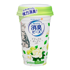 유니참 고양이 뿌려쓰는 비즈 탈취제 네추럴 그린향, 450ml, 1개