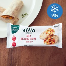 비비드키친 저당 닭가슴살 브리또 양념치킨 (냉동), 1개입, 1개