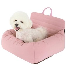 PETRONG 狗汽車坐墊狗棉帆布座墊, 1個, 粉色的