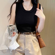 루나걸 여성용 세임 나시 니트 L24SMS013106