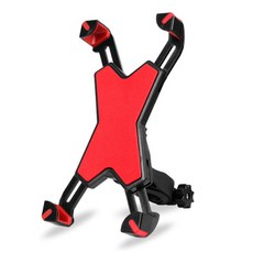 오토바이 전동킥보드 라이딩 자전거 휴대폰 거치대 PH-200 HG-124 hg_d, 레드, 1개