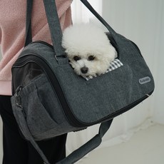 REDPUPPY 寵物推車箱 汽車座椅, 灰色, 1個