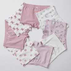 SCOXX 女童學生四角平口褲 Happy Bubble 內褲 8件組