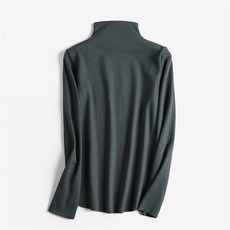 스타 코튼 벨벳 임부 긴팔 목티셔츠