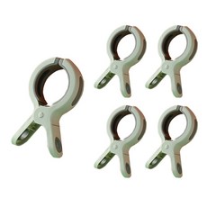 귀욤 동글 대형 빨래집게 그린, 5개