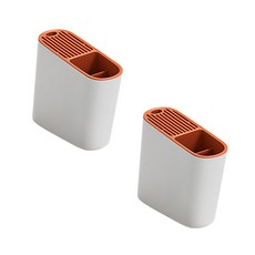 Block Mart 廚房用具可瀝乾餐具架 2 件裝, 橘