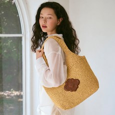 오야니 모로칸 라피아 쇼퍼백 ODSBSP32 NATURAL