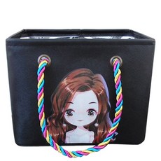 BUBBLYDAY 可排水漂亮女孩沐浴袋, 黑色