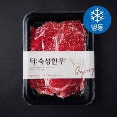 더 숙성한우 정육 불고기용 (냉동), 300g, 1팩