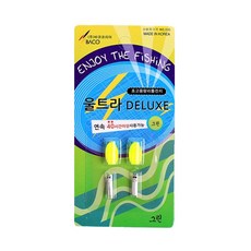 Baco 頂級豪華電子螢光棒 綠色 2入 + 電池 2入 組, 1套