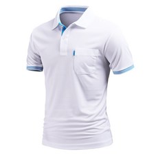 DAKUANG 男款 League Of 羅紋短袖翻領T恤 F03K9_tp4953