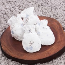 Organic Boom 夏季牛印花防抓手套+腳套